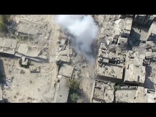 War footage saa vs isis in yarmouk camp hajar aswad (april 2018)