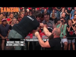 #armwrestling michael todd vs devon larratt wal 406