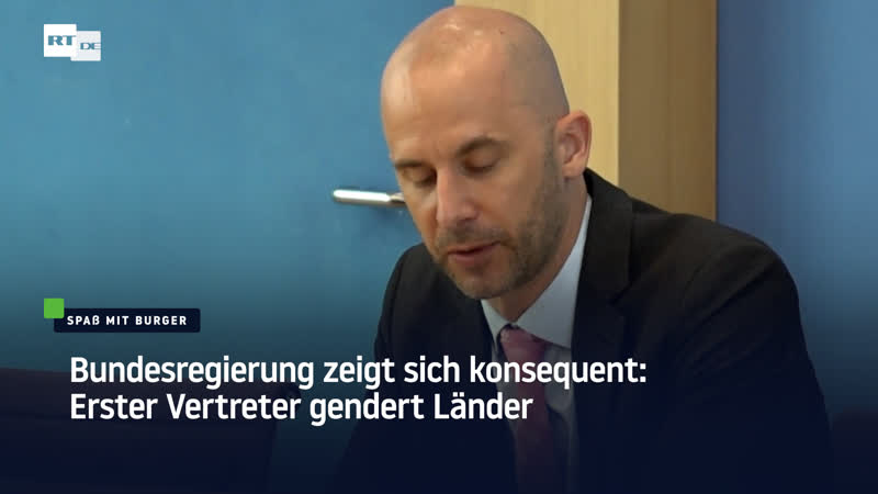 Bundesregierung zeigt sich konsequent erster vertreter gendert länder