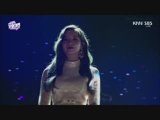 181225 dahyun, eunha, bomi and moonbyul flower road @ sbs gayo daejun