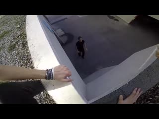 Porn rooftop parkour pov