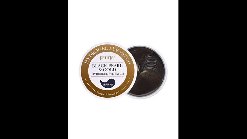 Гидрогелевые патчи для глаз petitfee black pearl &amp; gold hydrogel eye patch
