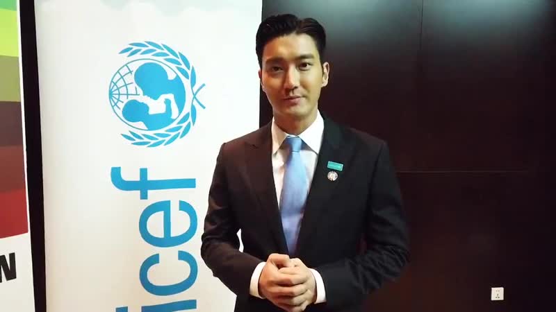 Greetings from unicef east asia pacific’s first korean regional ambassador choi siwon