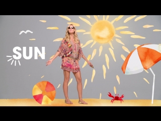 Taft werbung mit heidi klum “sun”