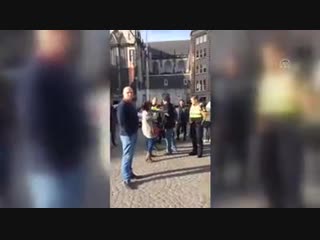 #watch a dutch zionist jewish citizen holding the israeli flag have porn an irish lady who was holding the palestinian fla