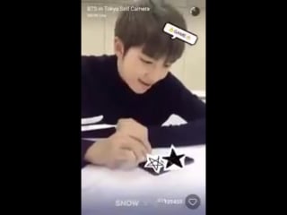 161207 bts in tokyo self camera