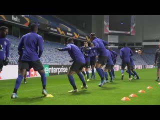 Treino @ ibrox stadium