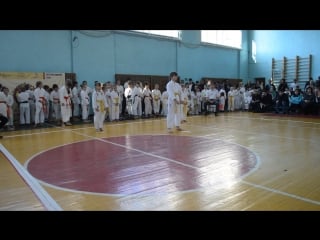 Командное ката (настя,настя и таня)