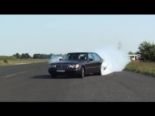 Mercedes s 600 v12 biturbo 0 270km h acceleration, and burnout ko 860