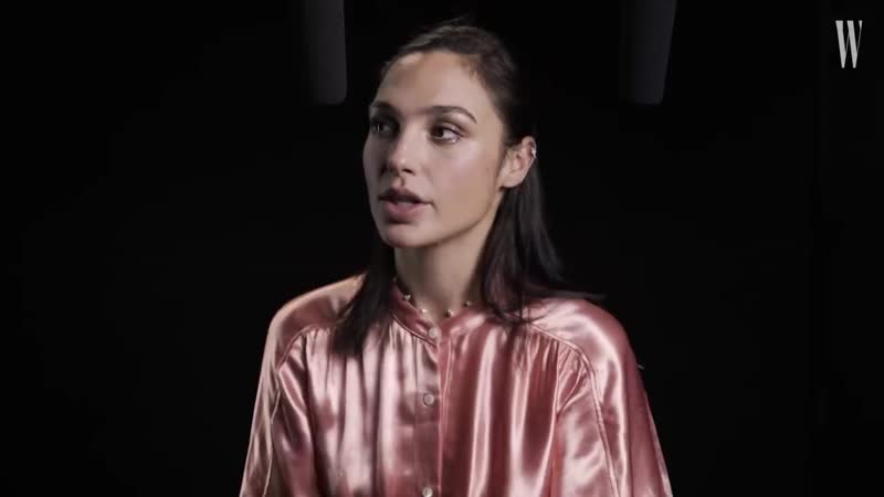 Gal gadot explores #asmr w magazine