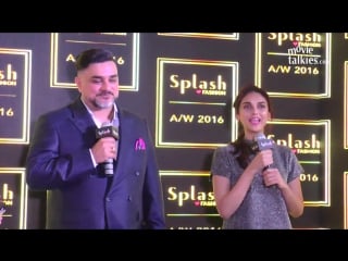 Aditi rao hydari at the launch of splash fashion aw16 collection