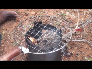 Разделка и готоа рябчика primitive technology ׃ quail kaadaicleaning and cooking in nature stove