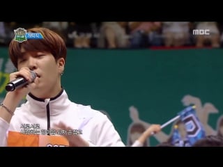 [video] 160829 youngjae @ idol star athletics championship