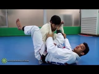 Spider guard scissor sweep to triangle with romulo barral