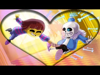 Санс + фриск = любовь? undertale на русском с озвучкой underchoice