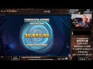 Casino sarayi vitus razor gets bigwin in razor shark slot! x2988!!!