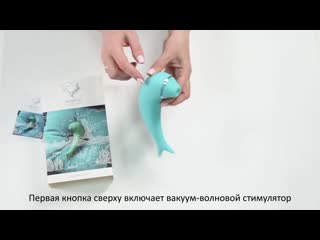 Вакуум волновой стимулятор клитора и вибратор dolphin