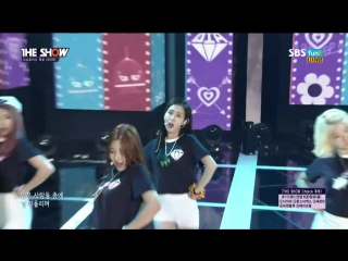 [debut stage] 150922 dia (다이아) somehow (왠지) @ 더쇼 the show