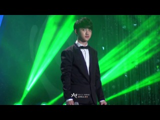[fancam] 131118 d o, baekhyun, chen paradise (d o focus) @ korean pop culture & art awards [2]