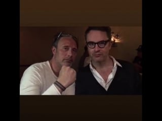 Mads mikkelsen & nicolas winding refn by hideo kojima