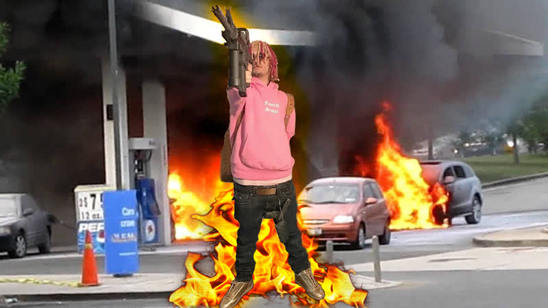 Лил памп взорвал запрау