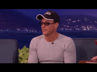 Jean claude van damme recreates his “kickboxer” dance scene conan on tbs