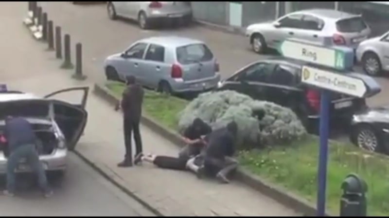 ✔ особое мнение появилось видео задержания участника брюссельских терактов