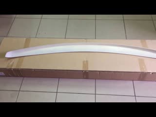 Спойлер на крышку багажника mercedes w221 amg