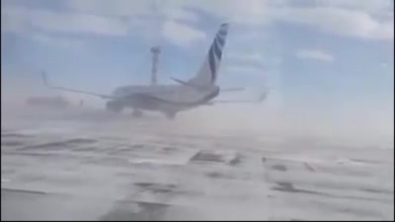 ✔ особое мнение в норильске ветром сдувает 40 тонный boeing 737