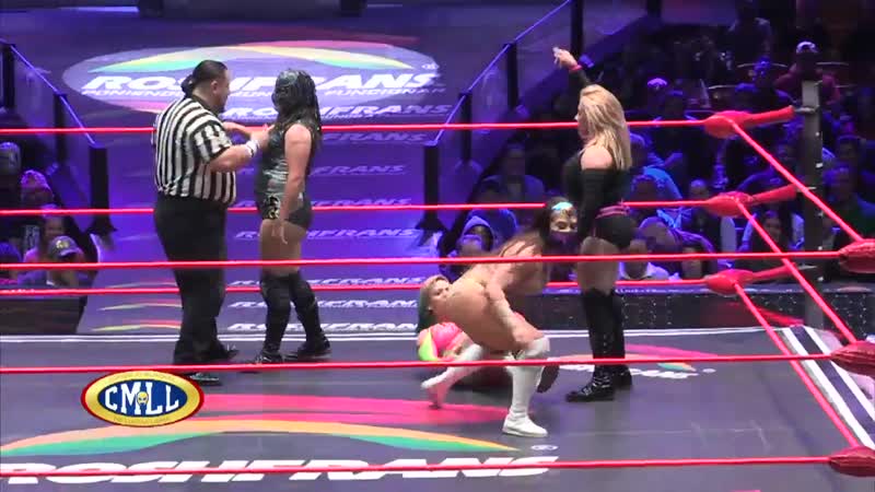 Princesa sugehit, avispa dorada &amp; la jarochita vs amapola, reyna isis &amp; la metálica