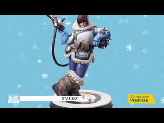 Overwatch mei statue unveiled at gamescom 2019