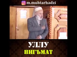 Уллу нигъмат мухаммад мухтар