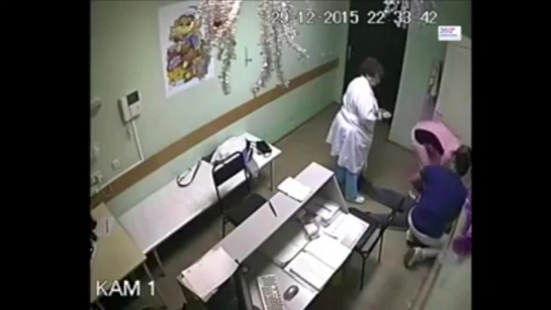 Эксклюзив врач молодыенетрезвого пациента за оскорбление санитарки (белгород) видео камеры наблюдения