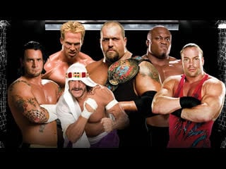 Cm punk vs test vs hardcore holly vs the big show vs bobby lashley vs rob van dam