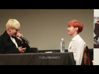 Cypher pt 4 @ yeouido fansign [taehyung and hoseok focus]