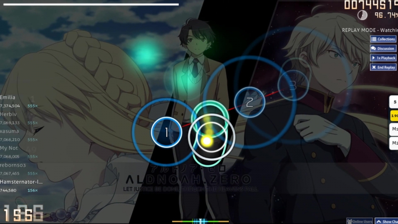 [osu!replay] sawanohiroyuki[nzk]mizuki aliez (tv size) [insane]