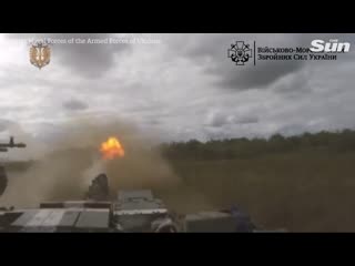 Ukrainian marines take out russian armoured vehicles and positions