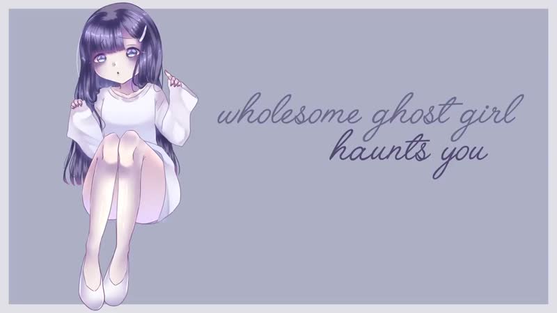 [fallenshadow asmr] [asmr] wholesome ghost girl haunts you!! [softly spoken] [cosy fluffy blanket sounds] [heartbeat]