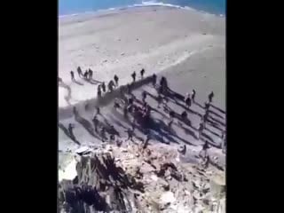 Videos showing the moment as soldiers from china and india clashed with stones and sticks on the ladakh border