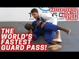 Michael trasso fabricio andreys bicuda pass (kick pass) the worlds fastest guard pass