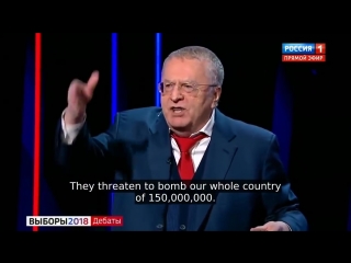 Zhirinovsky on salisbury issue russia need only two rockets and british isles w