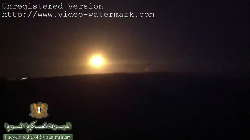 Сирия 14 04 2018 якобы видео перехвата и уничтожение крылатой ракеты зрпк панцирь вс сар