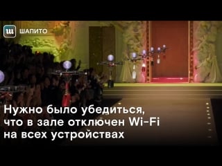 Dolce & gabbana на показе в милане выпустили на подиум дронов