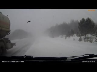 Встреча фуры на трассе