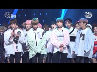 [fancam] 170223 bts winning 1st place @ m!countdown