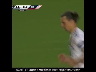 Zlatan ibrahimovic has just scored the most outrageous bicycle kick for la galaxy what a