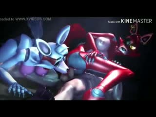 Anime mangle and anime foxy
