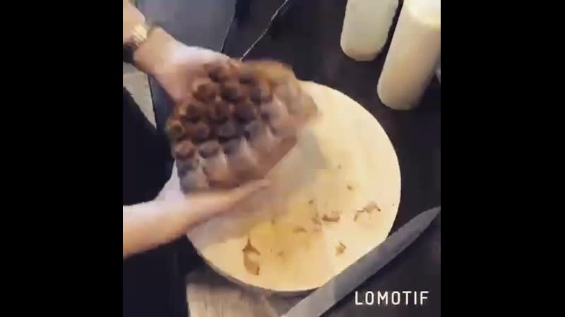Mms с бананом и орео )