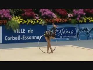 Lukonina yana hoop corbeil 2010 aa художественная гимнастика