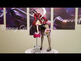 Sexy anime figure bunny girl erika kuramoto showcase fanservice video (magical girl mahou shoujo)